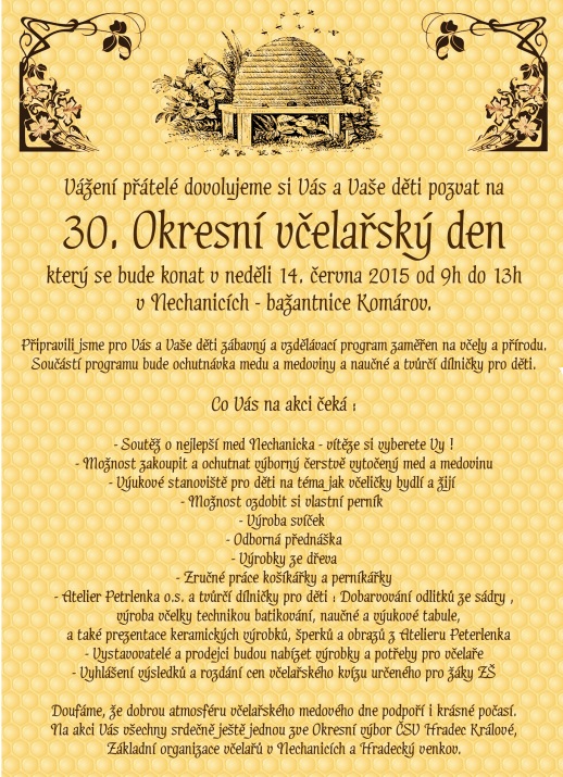 30. okresní včelařský den