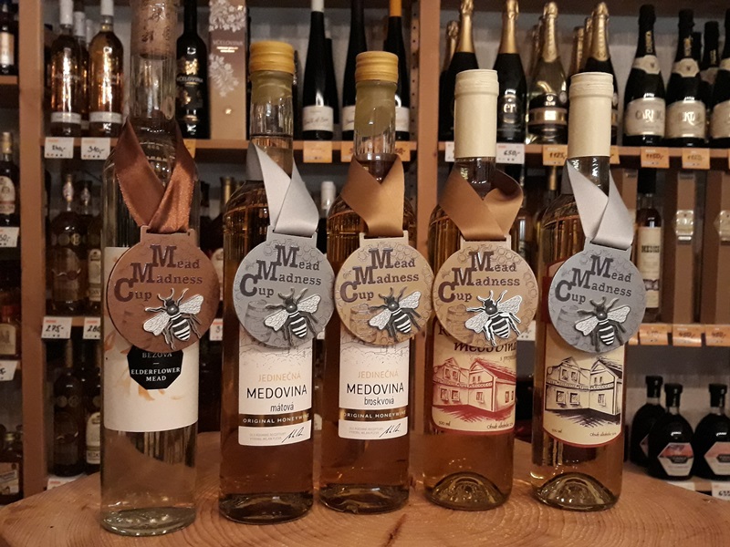 Řízená degustace medovin oceněných na Mead Madness Cup 2023