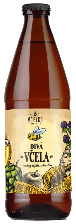 Včelco s.r.o.: Diva vcela (Wild bee - honey cider with hops)