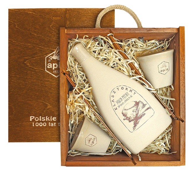 Apis: Klasztorny - Miód pitny dwójniak (gift box with 2 cups)