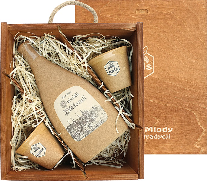 Apis: Lubelski - Miód pitny Półtorak (Gift box with 2 cups)