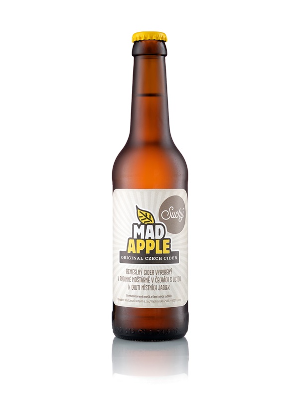 Mad apple suchý cider 330ml