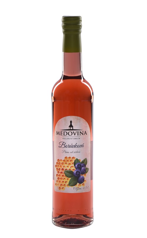 Včelařství Smolík: Medovina borůvková