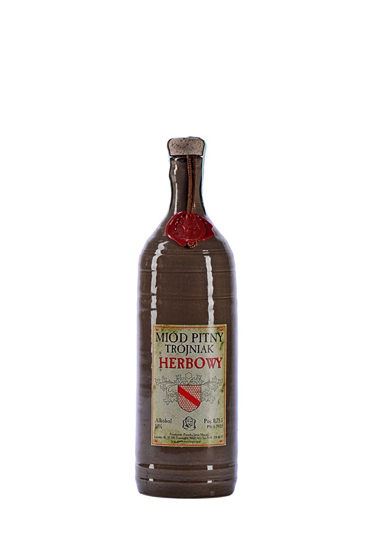 PASIEKA JAROS Sp. z o.o.: Herbowy - Miód pitny Trójniak (starý archív 2008)