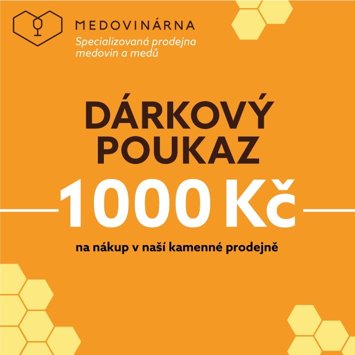 Muzeum medoviny s.r.o.: Poukaz na nákup 1000