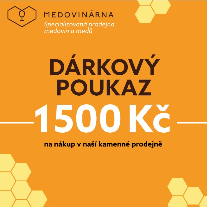 Muzeum medoviny s.r.o.: Poukaz na nákup 1500