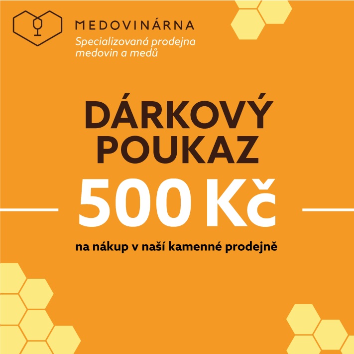Muzeum medoviny s.r.o.: Poukaz na nákup 500