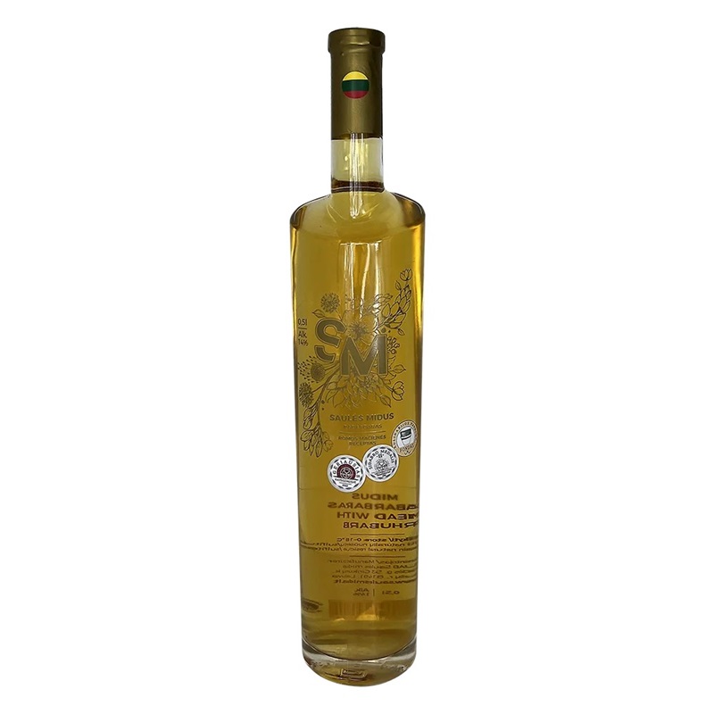 Saulės midus: Sun mead - rhubarb