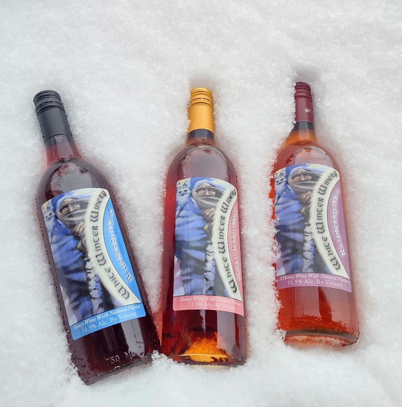 Melomels: Blueberry, Raspberry, Strawberry, Plum